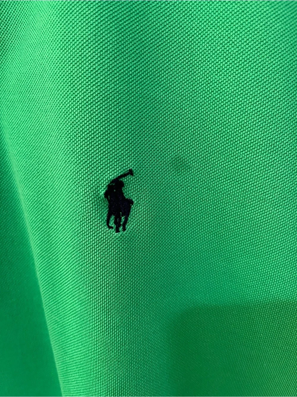 Polo Ralph Lauren Green Pima Cotton Polo Shirt Mens XL Short Sleeve Classic